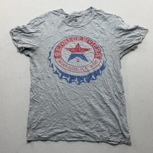 Redneck Riviera T-Shirt Mens Medium Gray Excellent Work Hard Play Hard Graphic